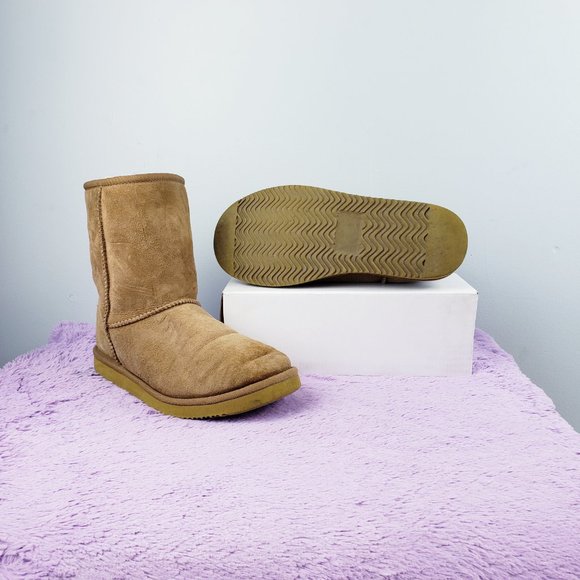 CALF LEATHER+SHEEPSKIN SHEARLING Lined Pull-on Boot W9 US UNBRANDED - Picture 3 of 6